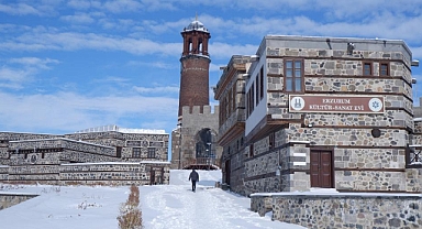 Erzurum'da soğuk hava yerini kar yağışına bırakacak