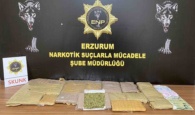 Erzurum'da uyuşturucu operasyonu