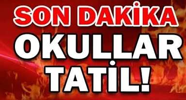 Hamur'da okullar tatil edildi