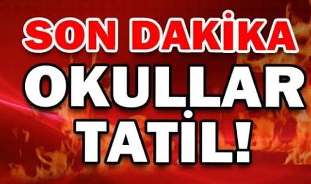 Hamur'da okullar tatil edildi