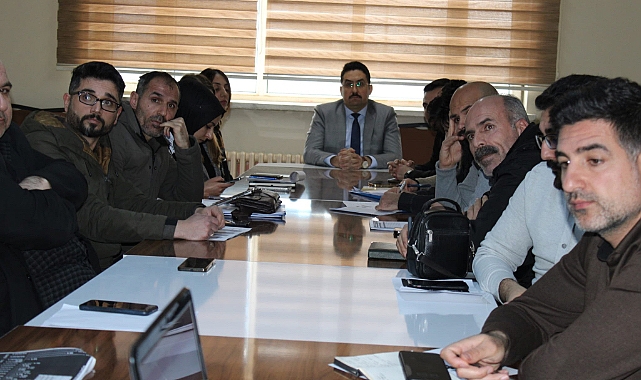 Hamur’da Ölçme ve Değerlendirme toplantısı yapıldı