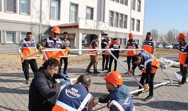 Iğdır'da "Destek AFAD Gönüllüsü" eğitimi