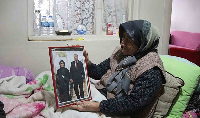 Iğdırlı Latife teyzenin Cumhurbaşkanı Erdoğan sevgisi