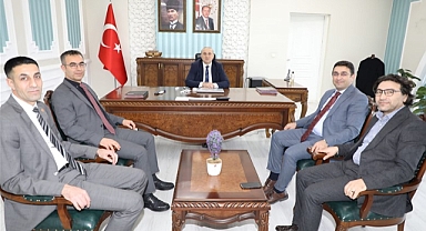 İl Müdürü Fedai Din'den Patnos Kaymakamı Hasan Taş'a ziyaret