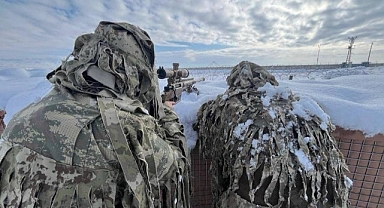 Keskin nişancılardan ‘tek atış, tek vuruş’ eğitiminden kareler