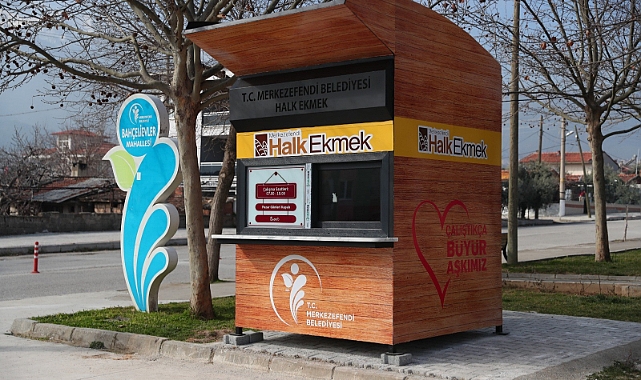 Merkezefendi Halk Ekmek’in 24. büfesi hizmette