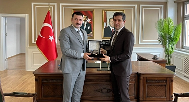 Müdür Hüseyinoğlu’ndan Diyadin Kaymakamı’na ziyaret