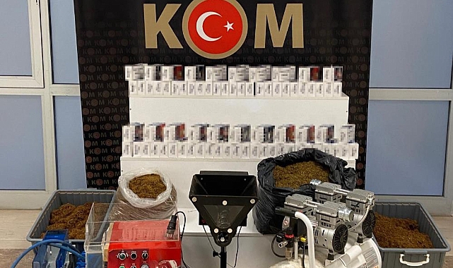 Muş'ta kaçak sigara üretim ve paketleme imalathanesine operasyon: 1 şüpheli hakkında yasal işlem yapıldı