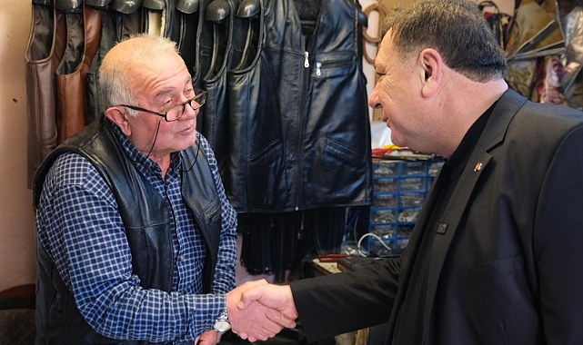 Özkan Alp Hamamyolu ve Asarcıklı esnafını ziyaret etti