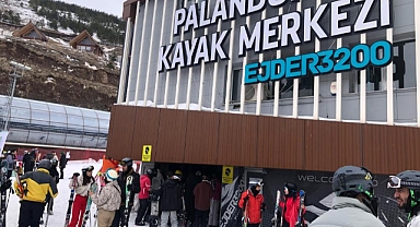 Palandöken’de kayak coşkusu