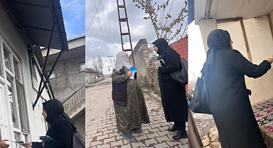 Patnos AK Parti Kadın Kolları Saha Çalışmalarına Durmadan Devam Ediyor