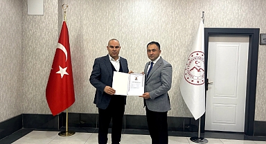 Patnos kaymakamına veda yemeği