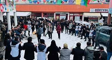Patnos'ta DEM Parti'nin "Özgürlük Yürüyüşü"
