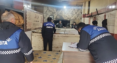 Patnos zabıtaları fırınlara nefes aldırmıyor: Fırınlarda gramaj ve temizlik denetimi