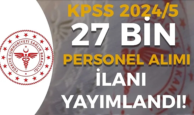 Sağlık Bakanlığı İşçi Alımı BAŞVURU EKRANI: Sağlık Bakanlığı 27 Bin Personel Alımı Başvuru Şartları! ÖSYM Sağlık Bakanlığı Tercih Kılavuzu 2024