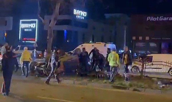 Samsun'da otomobil takla attı: 1 ölü, 3 yaralı