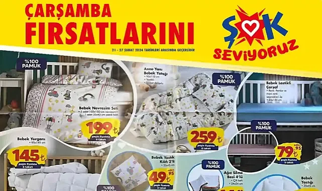 Şok 21 Şubat 2024 Tarihli Aktüel Ürünler Kataloğu yayınlandı; İşte Fırsatlar Ürünleri