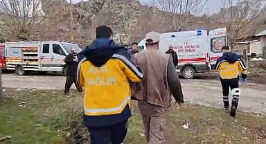 Su deposuna düşen muhtarın yardımına AFAD ekipleri yetişti