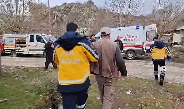 Su deposuna düşen muhtarın yardımına AFAD ekipleri yetişti
