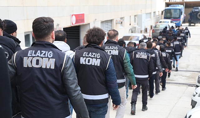 Suç örgütüne yönelik operasyon: 35 kişi adliyeye sevk edildi