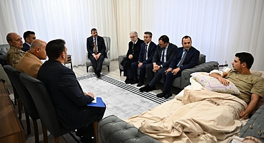 Vali Çiftçi'den Pençe-Kilit Harekâtı gazisine ziyaret