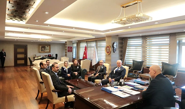 Vali Mustafa Koç, Vergi Haftası Dolayısıyla Defterdarlık Heyetini Kabul Etti