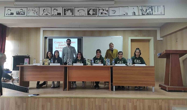 Van Cumhuriyet Anadolu Lisesi'nde "Cengiz Aytmatov" paneli düzenlendi