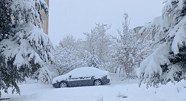 Van’da kar manzaraları
