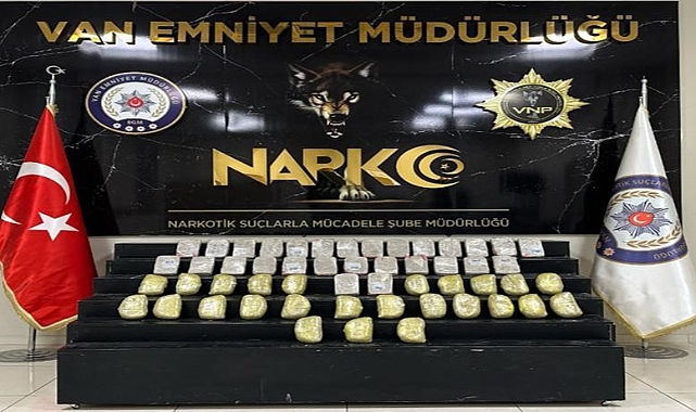 Van’da uyuşturucu operasyonu: 30 kilo eroin ele geçirildi