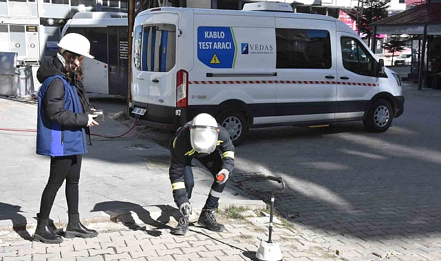 VEDAŞ'ın 'Kablo Test Aracı' hizmete girdi