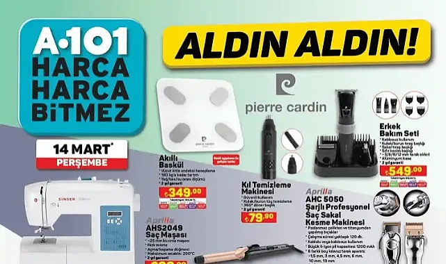 A101 14 Mart 2024 İndirimli Bol Avantajlı Aktüel Kataloğu Yayınlandı