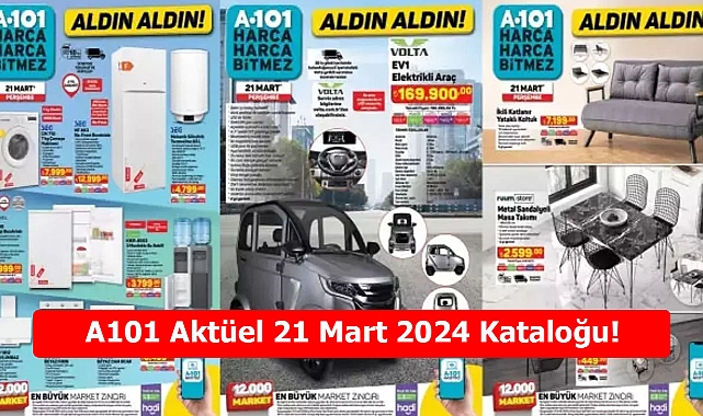 A101 Aktüel 21 Mart 2024 Kataloğu! android tv box, su sebili, termosifon, dikey süpürge...