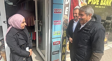 Abdulhalik Taşkın  Esnaf Ziyaretinde