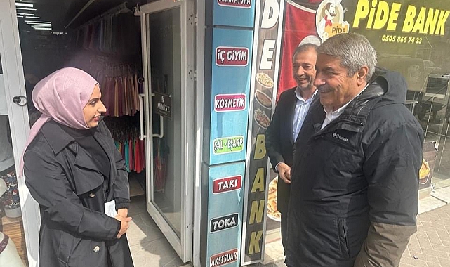 Abdulhalik Taşkın  Esnaf Ziyaretinde