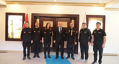 Ağrı AFAD’tan Vali Koç’a ziyaret
