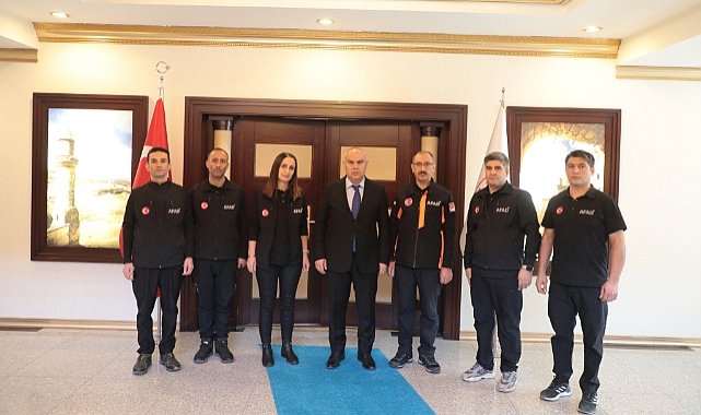 Ağrı AFAD’tan Vali Koç’a ziyaret