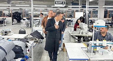 Ağrı Belediye Başkan adayı Aydın, Tekstilkent’i ziyaret etti