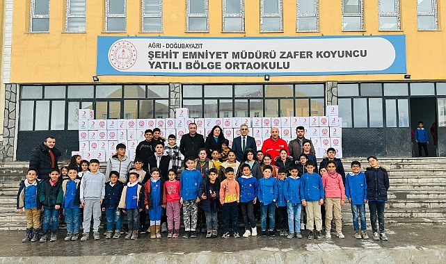 Ağrı'da "Bir Sınıf Bir Koli" projesi ile iyilik yayılmaya devam ediyor