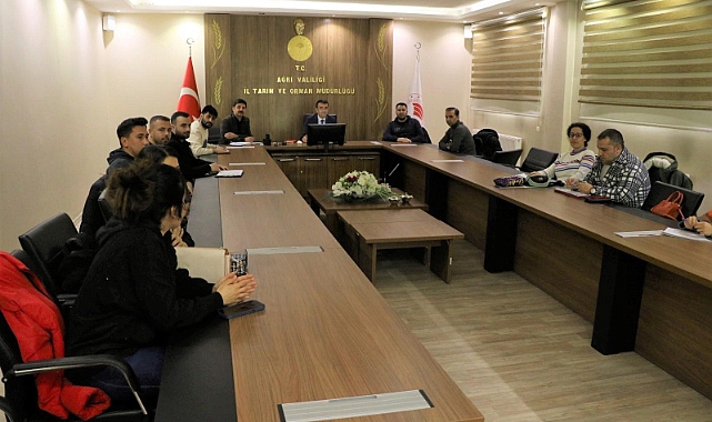 Ağrı’da Çiftçi Eğitimi İhtiyaç Analizi” anket toplantısı yapıldı