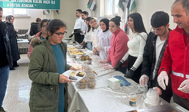 Ağrı’da Filistin'e Destek Kermesi düzenlendi