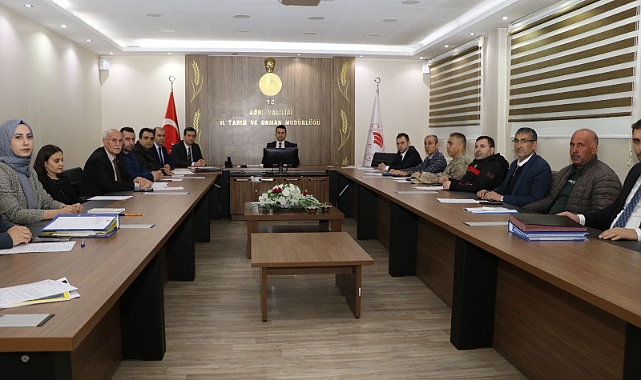 Ağrı’da İl Mera Komisyon toplantısı yapıldı