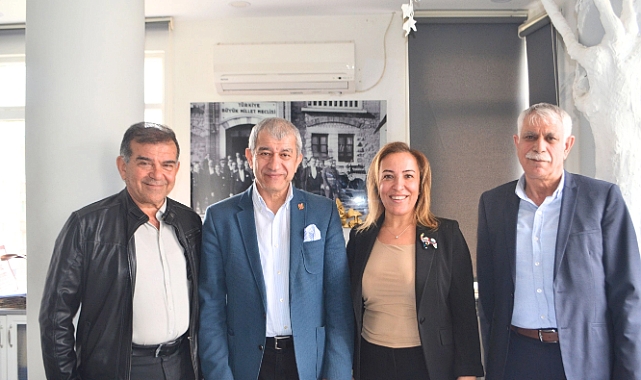 Ağrı Gazeteciler Cemiyeti Başkanı Alaettin Aslan, “Kadın Gazeteciler Adına”Başkaya’yı Ziyaret Etti
