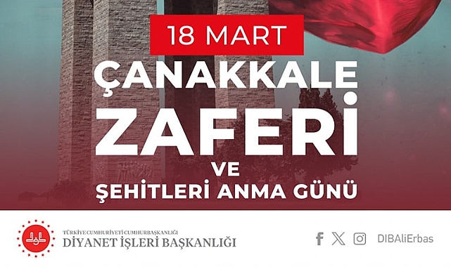 Ağrı İl Müftüsü Şafak'tan  18 Mart Çanakkale Zaferi ve Şehitleri anma günü mesajı
