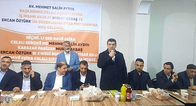 Ağrı’nın büyük ailelerinden, Belediye Başkan Adayı Aydın’a destek