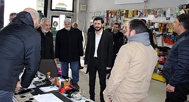 Ağrı'nın en genç belediye başkan adayı temaslarını sürdürüyor
