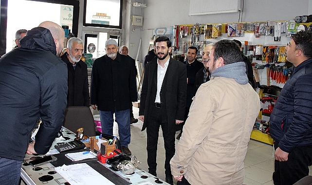 Ağrı'nın en genç belediye başkan adayı temaslarını sürdürüyor