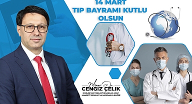 AK Parti Doğubayazıt adayı Cengiz Çelik’ten 14 Mart Tıp Bayramı mesajı