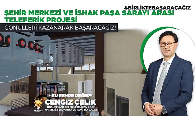 AK Parti Doğubayazıt Belediye Başkan Adayı Çelik’in Projeleri Takdir Topluyor