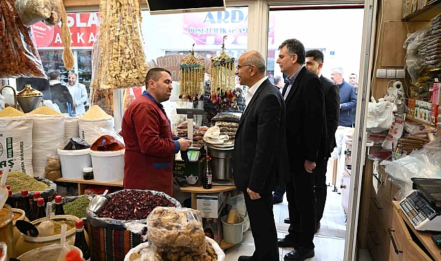 AK Parti Malatya Büyükşehir Başkan Adayı Sami Er'den Esnaf ziyaretleri