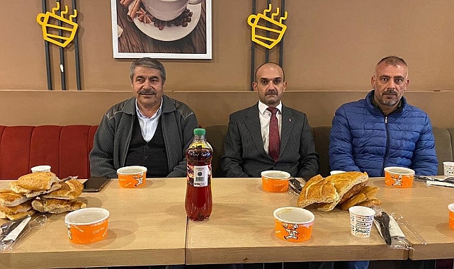 Ak Parti Patnos Belediye Başkan Adayı taksici esnafı ile bir araya geldi